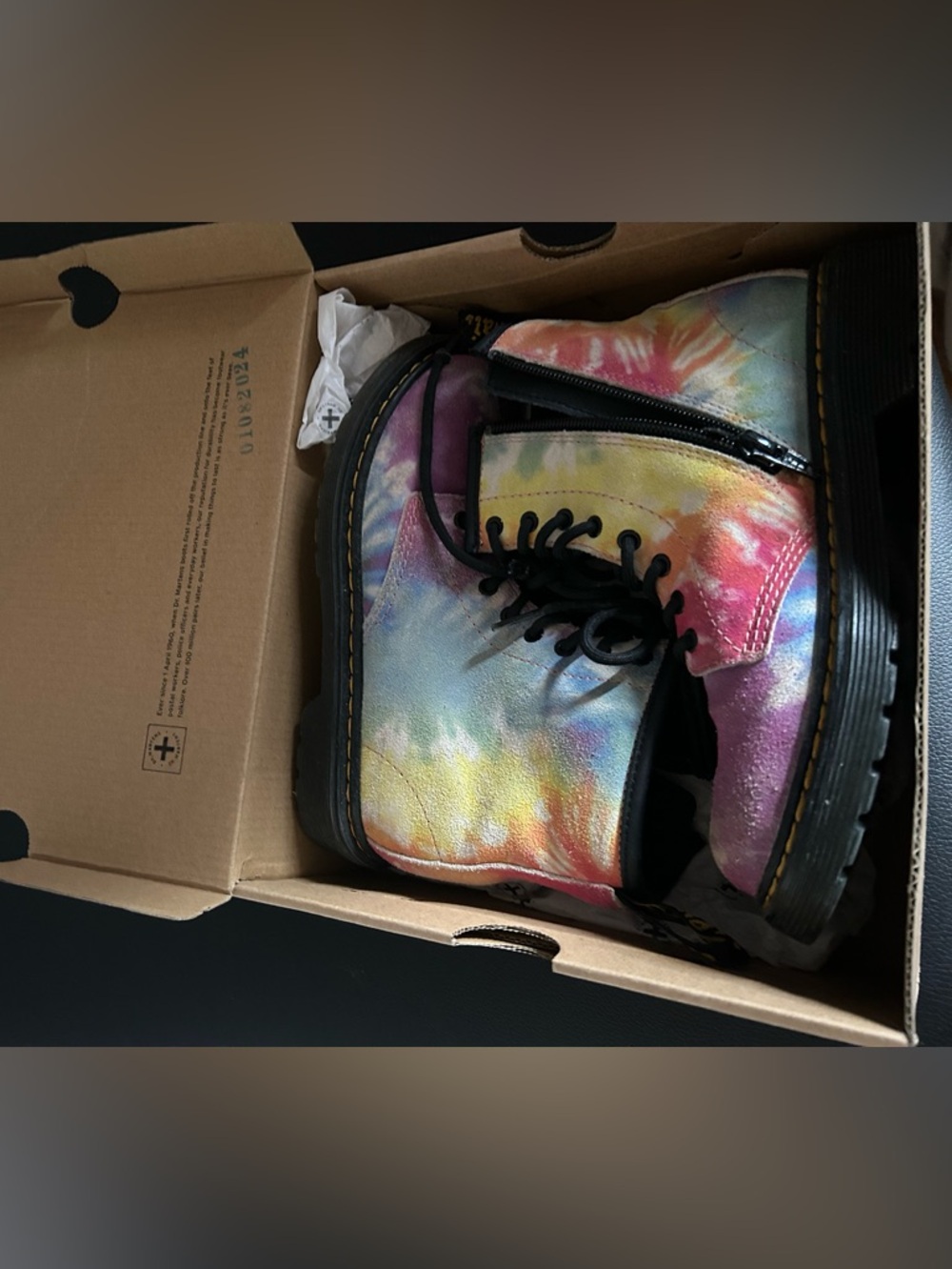 Dr. Martens Black Canvas High-Top Boot